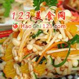 海带金菇拌粉皮